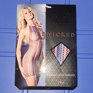 Fashion Nova Multicolor Striped Mini Dress